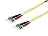 Picture of Equip ST/ST Fiber Optic Patch Cable, OS2, 1m