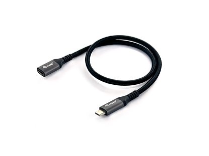 Attēls no Equip USB 3.2 Gen 2 C to C Extension Cable, M/F, 0.5m, 4K/60Hz, 10Gbps