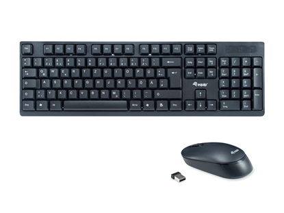 Picture of Equip Wireless Keyboard & Mouse Set, DE Layout