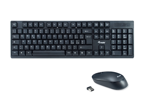 Изображение Equip Wireless Keyboard & Mouse Set, IT Layout