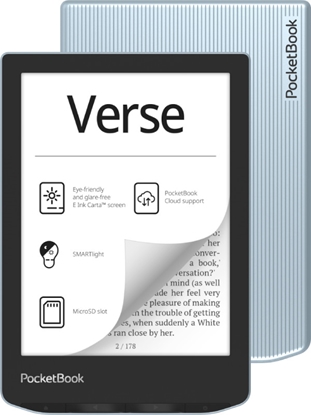 Изображение PocketBook e-reader Verse 6" 8GB, bright blue