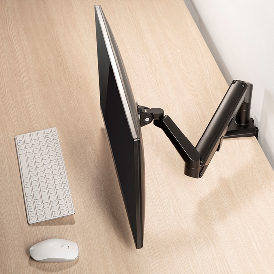 Picture of Ergo Office ER-405B Monitor Bracket Holder Table Desk Mount Arm Swivel Tilt Rotatable 13" - 32" VESA