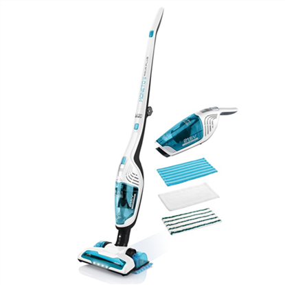 Изображение ETA | Vacuum Cleaner | ETA645390000 Moneto II Aqua Plus | Cordless operating | Handstick 3in1 | Washing function | N/A W | 21.6 V | Operating time (max) 50 min | White/Blue