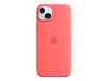 Picture of Apple Silicone Case with MagSafe Rear Cover for Apple iPhone 15 Plus