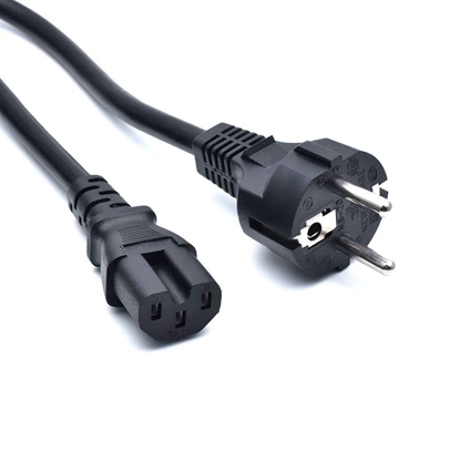 Attēls no EXTREME POWER CORD 10A EUROPE CEE7 IEC320-C15