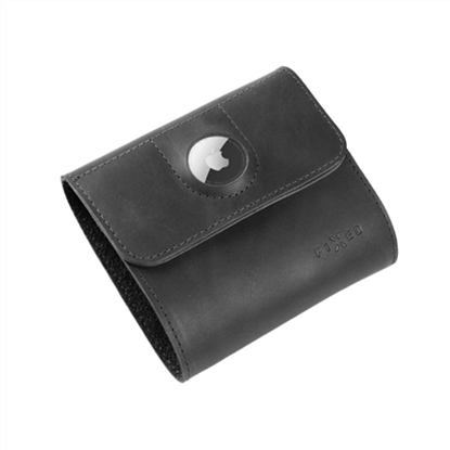 Изображение Fixed | Classic Wallet for AirTag | Apple | Genuine cowhide | Black | Dimensions of the wallet : 11 x 11.5 cm; Closing of the wallet is secured by a magnet; Smaller pocket for Apple AirTag; inner hidden pocket; 4 pockets for credit cards or documents