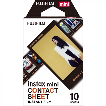 Изображение Fujifilm | Instant Film | Instax Mini Contact Sheet | 54 cm x 86 mm | Image dimensions: 62 × 46 mm | Quantity 10