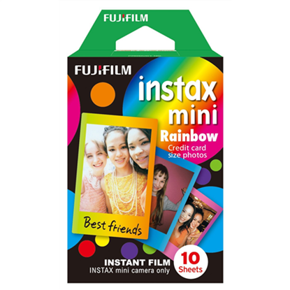 Изображение Fujifilm | Instax Mini Rainbow Instant Film | 86 x 54 mm | Quantity 10