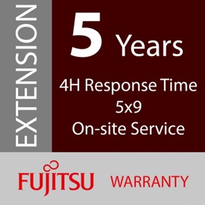 Attēls no FUJITSU SUPPORT PACK 5 YEARS ON-SITE SERVICE, 9X5, 4H ONSITE RESPONSE, VALID IN COUNTRY OF PURCHASE FOR ICX & VDX SWITCHES