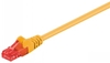 Изображение Goobay Wentronic Goobay CAT 6 Patch Cable, U/UTP, yellow, 10 m - CCA coppergemisch (68443)