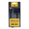 Изображение Gembird A-HDMI-VGA-03 video cable adapter 0.15 m HDMI Type A (Standard) VGA (D-Sub) Black