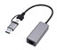 Picture of Gembird A-USB3AC-LAN-01 USB 3.1 + type-C Gigabit network adapter, space grey