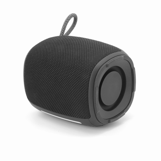 Picture of Gembird SPK-BT-LED-03-BK portable Bluetooth speaker with RGB LED Light Black 5W