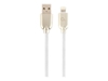 Изображение Gembird USB Male - Lightning Male Premium rubber 1m White