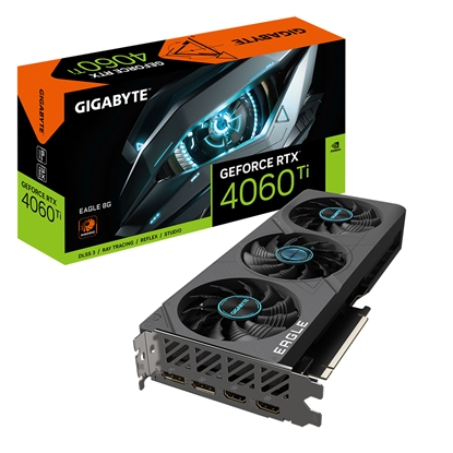 Изображение Gigabyte GeForce RTX 4060 Ti EAGLE 8G NVIDIA 8 GB GDDR6