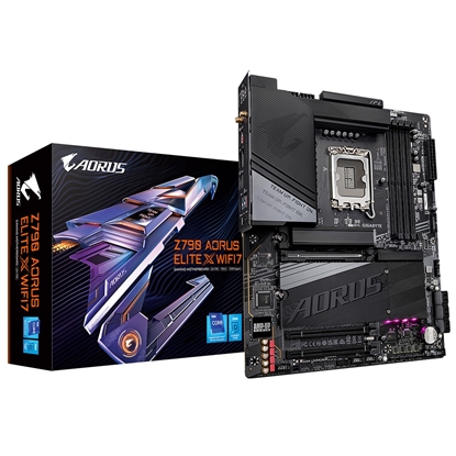 Изображение Gigabyte Z790 AORUS ELITE X WIFI7 motherboard Intel Z790 Express LGA 1700 ATX