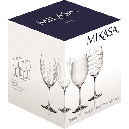 Attēls no Glāzes vīna Mikasa Cheers 685ml 4gab.