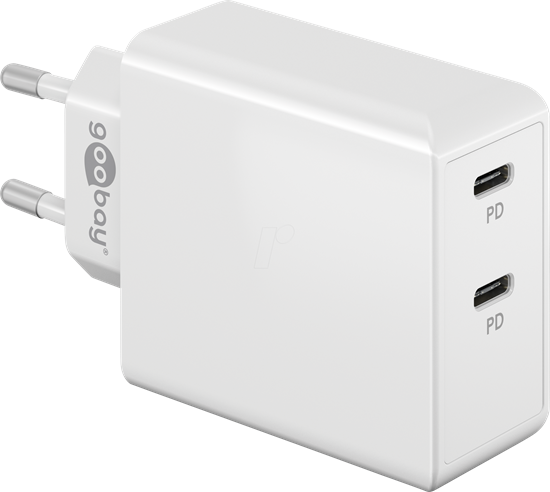 Picture of Goobay | Dual USB-C PD Fast Charger (36 W) | 61758