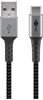 Picture of Goobay | USB-C to USB-A Textile Cable with Metal Plugs | 49296 | USB-C to USB-A