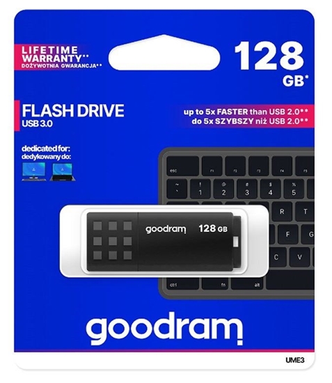 Изображение Goodram UME3 USB flash drive 128 GB USB Type-A 3.0 (3.1 Gen 1) Black
