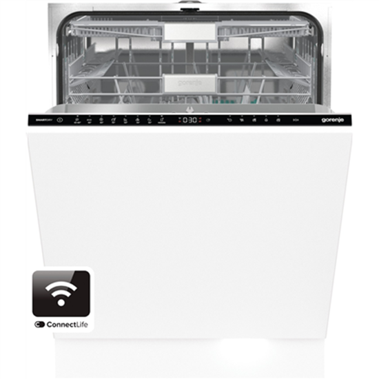 Picture of Dishwasher | GV693C60UVAD | Built-in | Width 59.8 cm | Number of place settings 16 | Number of programs 7 | Energy efficiency class C | Display | AquaStop function