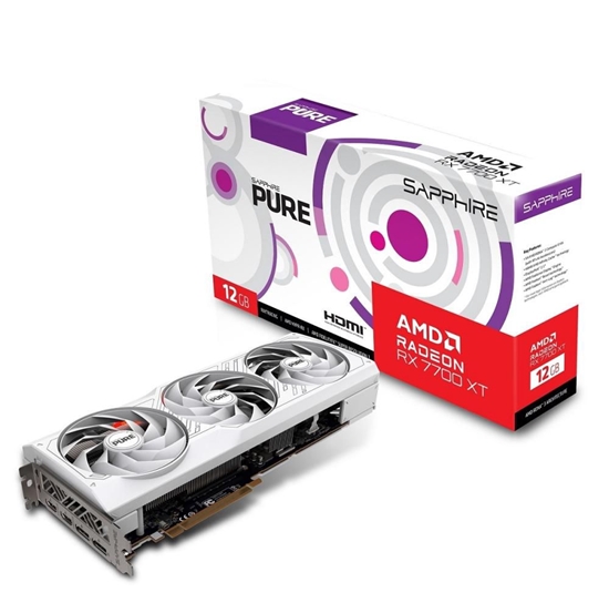 Picture of Graphics Card|SAPPHIRE|AMD Radeon RX 7700 XT|12 GB|GDDR6|192 bit|PCIE 4.0 16x|2xHDMI|2xDisplayPort|11335-03-20G