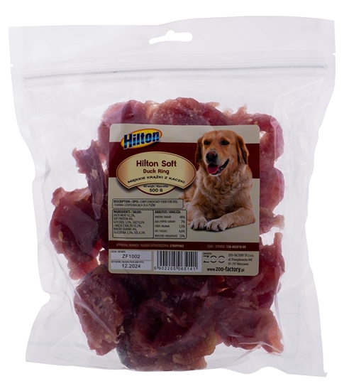 Picture of HILTON Soft duck rings - Dog treat - 500 g