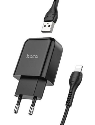 Attēls no Hoco N2 USB charger + Lightning cable 1m