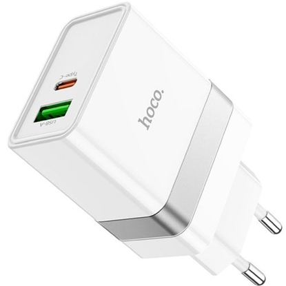 Attēls no Hoco N21 Charger Type-C + USB QC3.0 30W