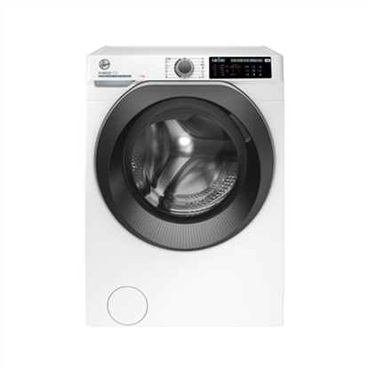 Attēls no Hoover | Washing Machine | HW437AMBS/1-S | Energy efficiency class A | Front loading | Washing capacity 7 kg | 1300 RPM | Depth 46 cm | Width 60 cm | Display | LCD | Steam function | Wi-Fi | White