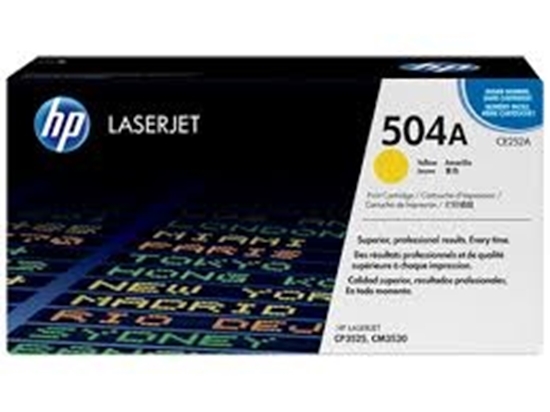 Picture of HP 504A (CE252A) Toner Cartridge, Yellow (SPEC)