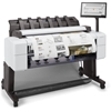 Picture of HP DesignJet T2600 PostScript AiO All-in-One Printer/Plotter - 36" Roll/A4,A3,A2,A1,A0 Color Ink, Print/Copy/Scan, Auto Sheet Feeder, Auto Horizontal Cutter, LAN, 19.3 sec/A1 page, 180 A1 prints/hour, with Stand