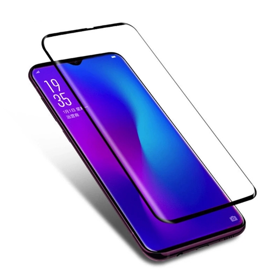 Picture of HQ 3D Ekstra līpīgs Full face 0.3mm aizsargstikls priekš Samsung Galaxy S8 Plus G955 Black