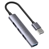 Picture of Hub USB-A; 3x USB-A 2.0; 1x USB-A 5 Gbps Aluminiowy 