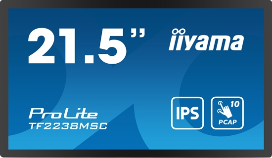 Изображение iiyama PROLITE Digital A-board 55.9 cm (22") LED 600 cd/m² Full HD Black Touchscreen