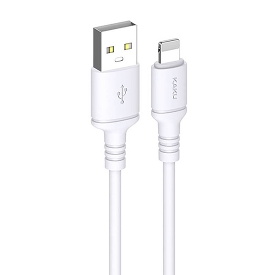 Изображение iKaku KSC-421 YAKE Lightning uz USB Datu un uzlādes Kabelis 2m Balts