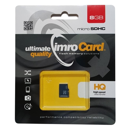 Изображение Imro Memory card microSDHC / 8GB / 4 MB/s