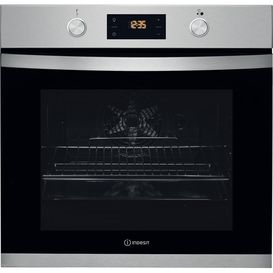 Picture of INDESIT | Oven | IFW 3544 JH IX | 71 L | Electric | Hydrolytic | Electronic | Height 59.5 cm | Width 59.5 cm | Stainless steel