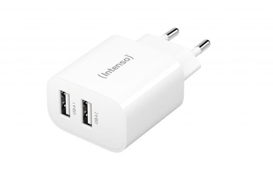 Picture of Intenso Power Adapter W24AA 2x USB-A 24W              white