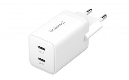 Attēls no Intenso Power Adapter W40CC GaN white 2x USB-C 40W