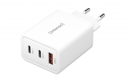 Attēls no Intenso Power Adapter W65ACC GaN white 2x USB-C 1x USB-A 65W