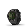 Picture of Garmin Fenix 7S Pro Sapphire Solar Edition Smart watch, Carbon Grey DLC Titanium/Black Band, 42mm