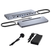 Picture of i-tec USB-C Metal Ergonomic 3x 4K Display Docking Station + Power Delivery 100 W