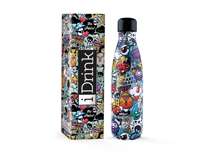 Изображение Itotal Termo pudele Graphitti, 500ml