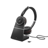 Picture of Jabra Evolve 75 SE MS Stereo Wireless Bluetooth Headset, With Charging Stand