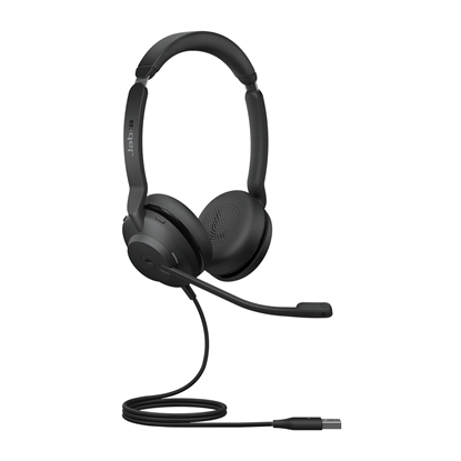 Attēls no Jabra Evolve2 30 SE MS Stereo Wired Headset, USB-A, Black