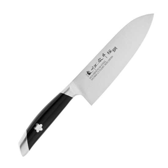 Изображение Japoniškas Santoku peilis Satake Sakura, 18 cm