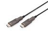 Изображение Kabel hybrydowy AOC HDMI 2.0 Premium High Speed Ethernet 4K60Hz UHD HDMI D/A HDMI D/A M/M z odłączanym wtykiem, 10m, Czarny