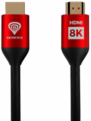 Изображение Kabelis Genesis HDMI Male - HDMI Male 3m 8K  XBOX X / S Red