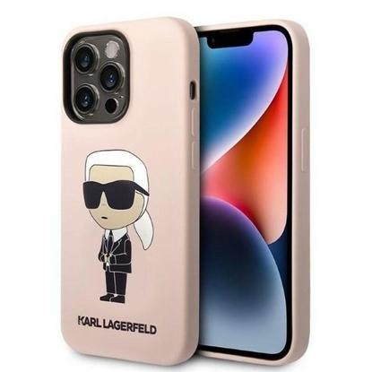 Изображение Karl Lagerfeld KLHCP14LSNIKBCP Back Case for Apple iPhone 14 Pro